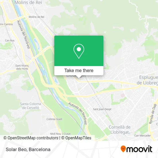 Solar Beo map
