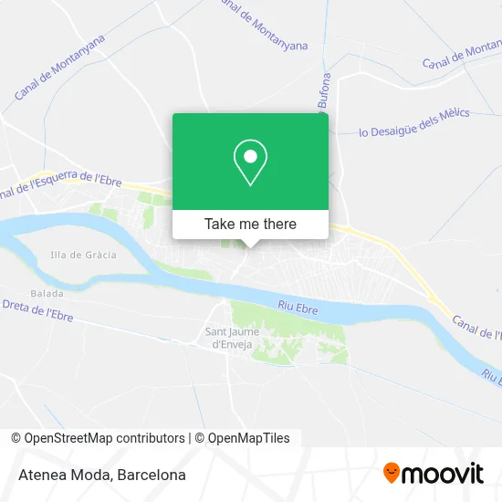 Atenea Moda map