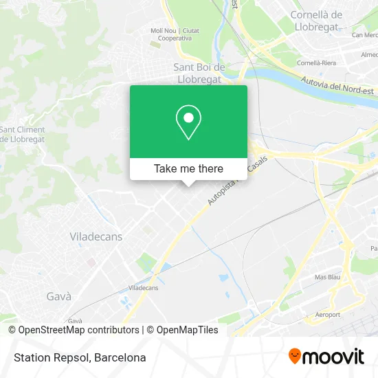 Station Repsol map