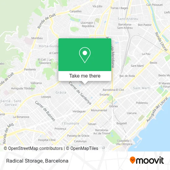 Radical Storage map