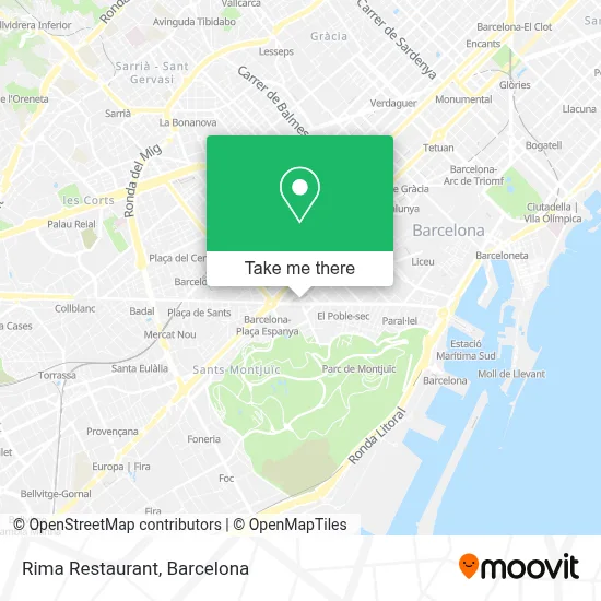 Rima Restaurant map