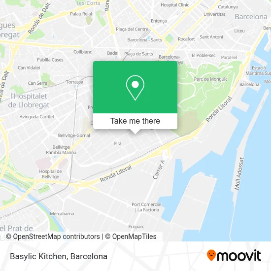Basylic Kitchen map