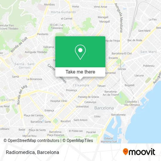 Radiomedica map