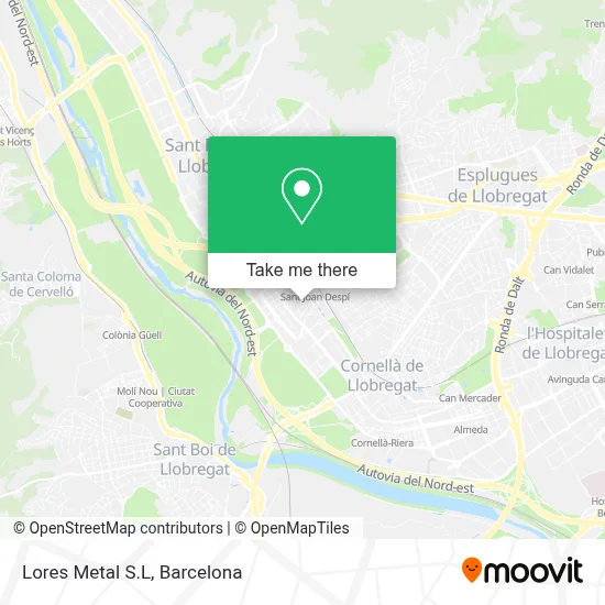 Lores Metal S.L map