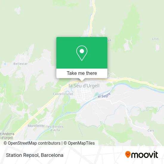 Station Repsol map