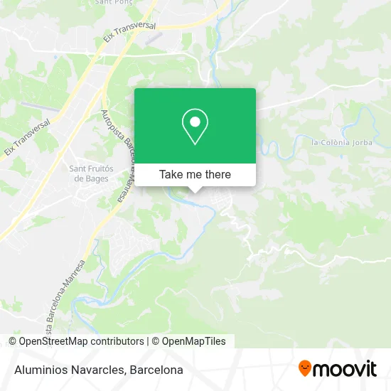 Aluminios Navarcles map