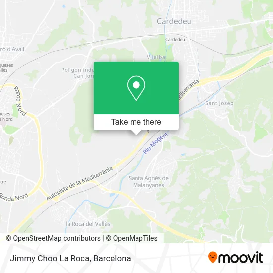 Jimmy Choo La Roca map