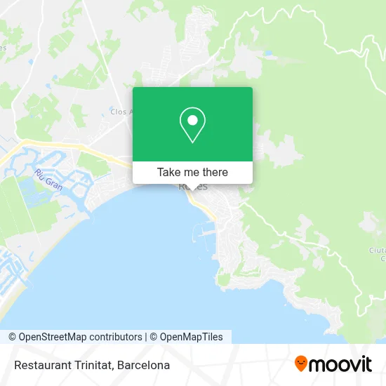 Restaurant Trinitat map