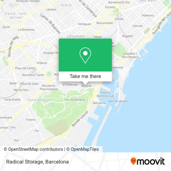 Radical Storage map