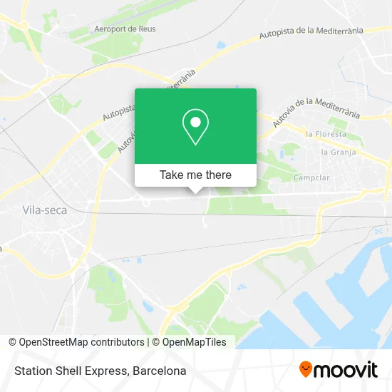 Station Shell Express map