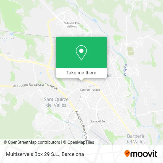 Multiserveis Box 29 S.L. map