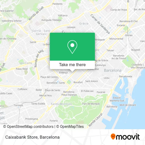 Caixabank Store map