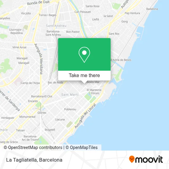 La Tagliatella map