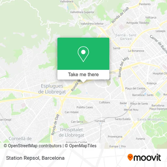 Station Repsol map