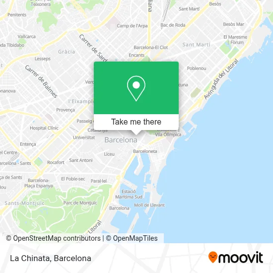 La Chinata map