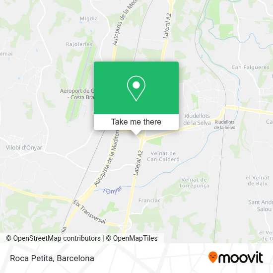 Roca Petita map