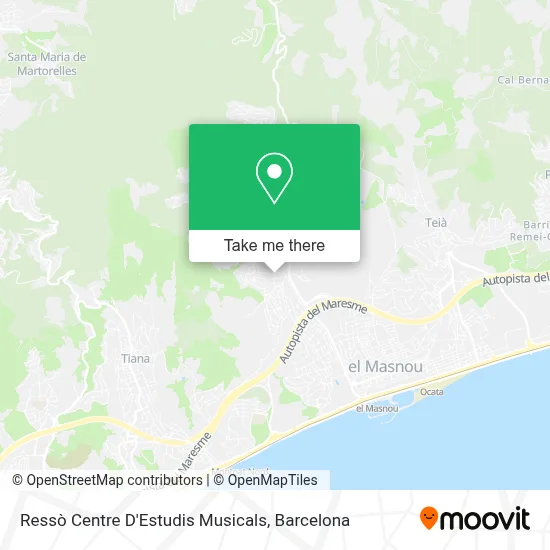 Ressò Centre D'Estudis Musicals map