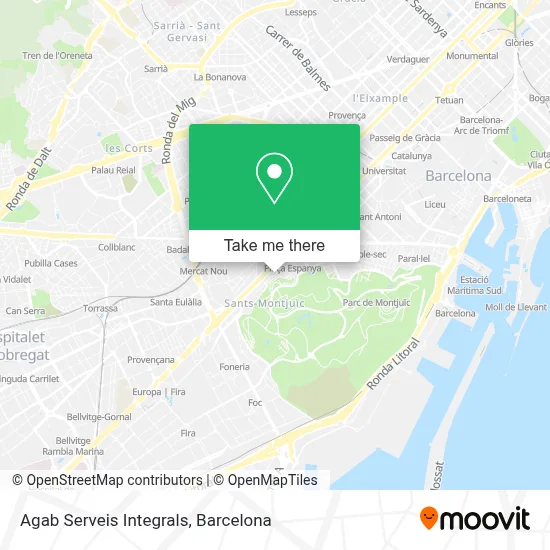 Agab Serveis Integrals map