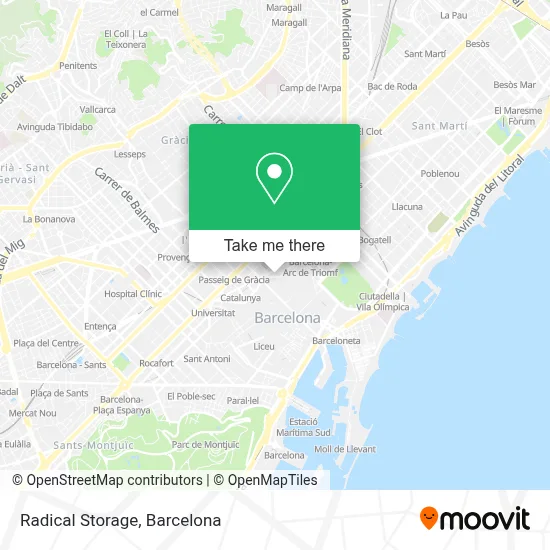 Radical Storage map