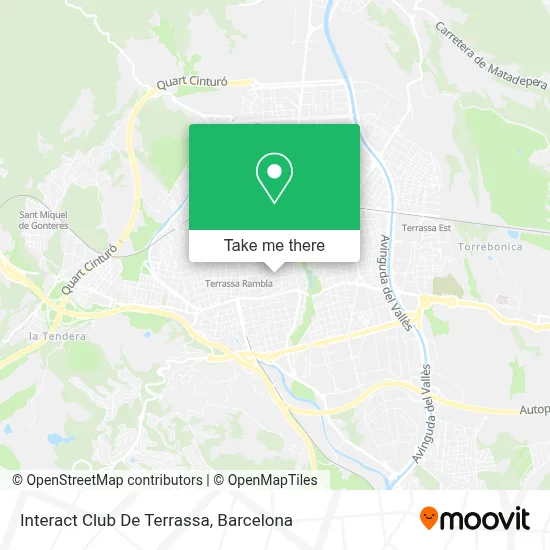 Interact Club De Terrassa map