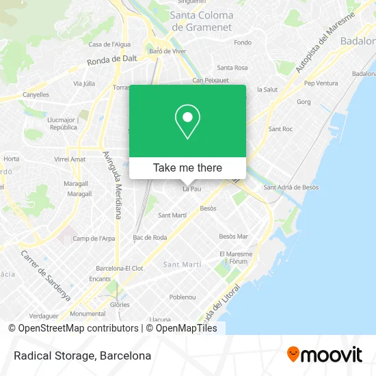 Radical Storage map
