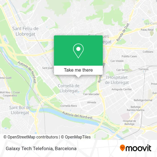 Galaxy Tech Telefonia map