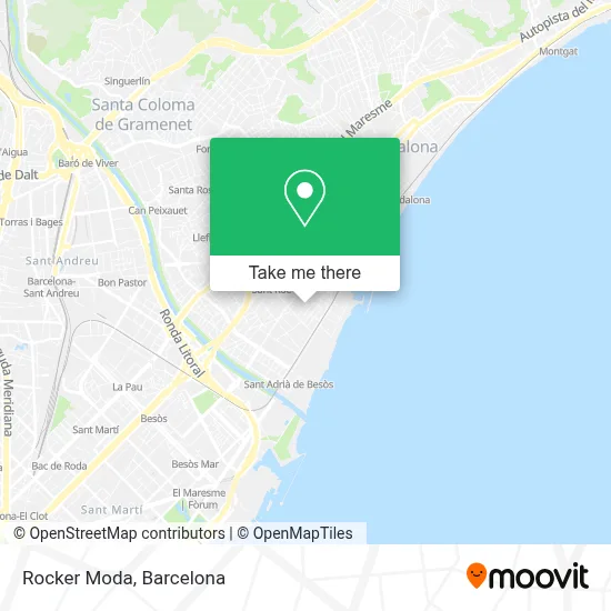 Rocker Moda map