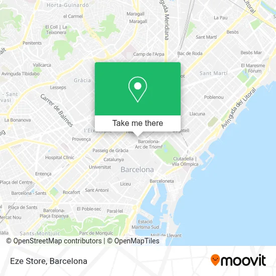 Eze Store map