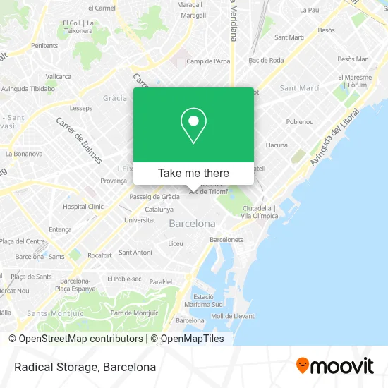 Radical Storage map
