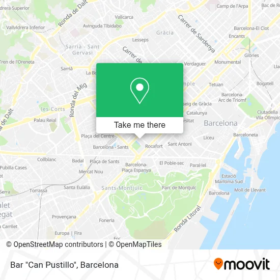 Bar "Can Pustillo" map