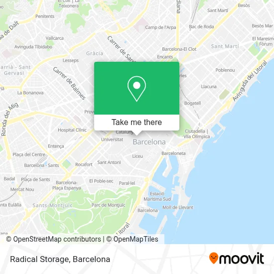 Radical Storage map