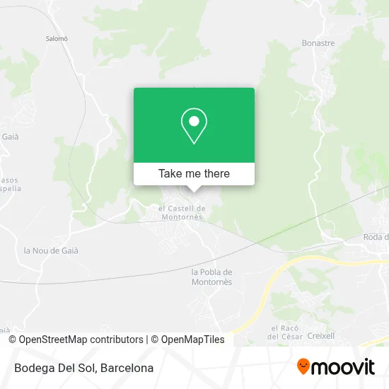 Bodega Del Sol map