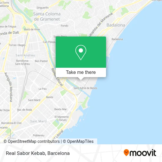 Real Sabor Kebab map
