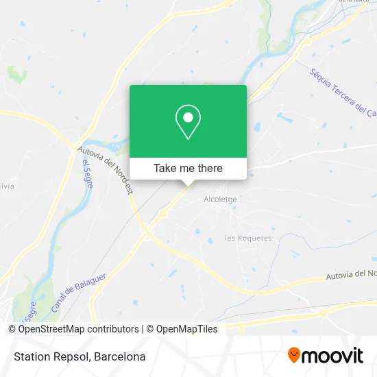 Station Repsol map