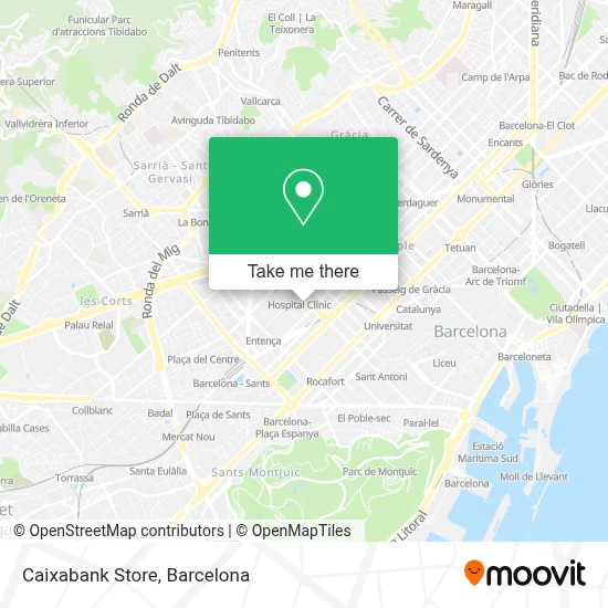 Caixabank Store map