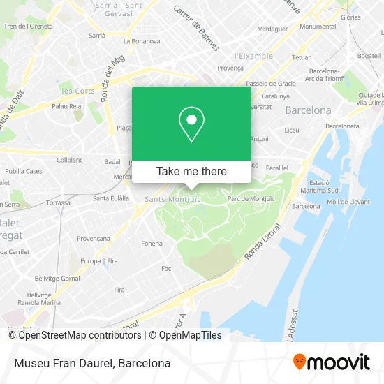 Museu Fran Daurel map