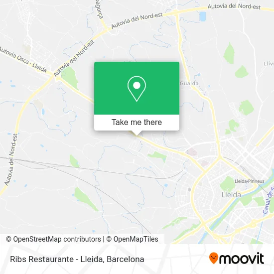 Ribs Restaurante - Lleida map