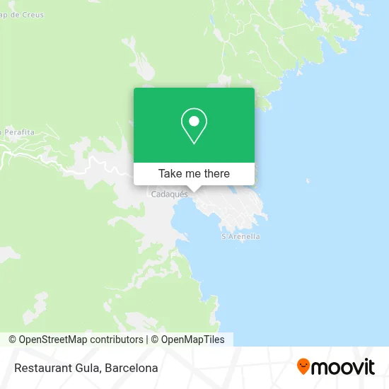 Restaurant Gula map
