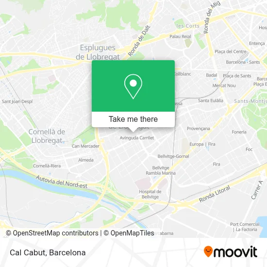 Cal Cabut map
