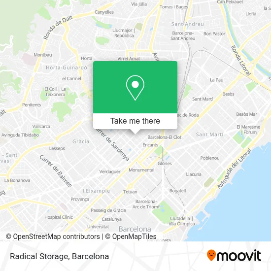 Radical Storage map