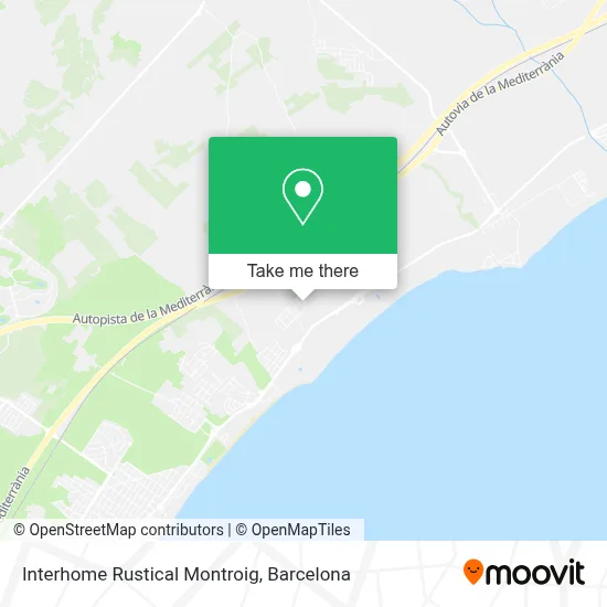Interhome Rustical Montroig map