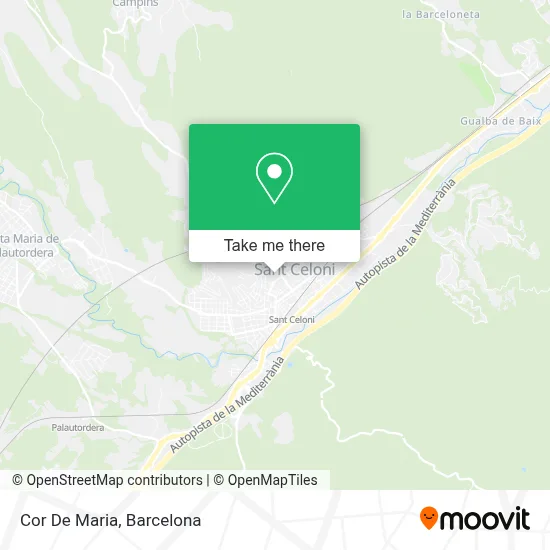 Cor De Maria map