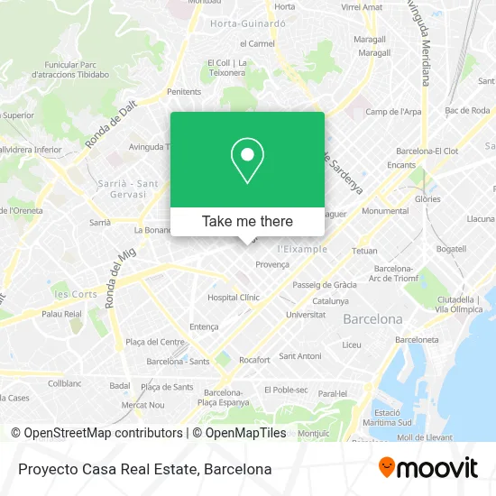 Proyecto Casa Real Estate map