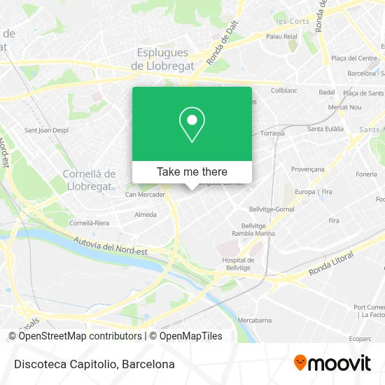Discoteca Capitolio map