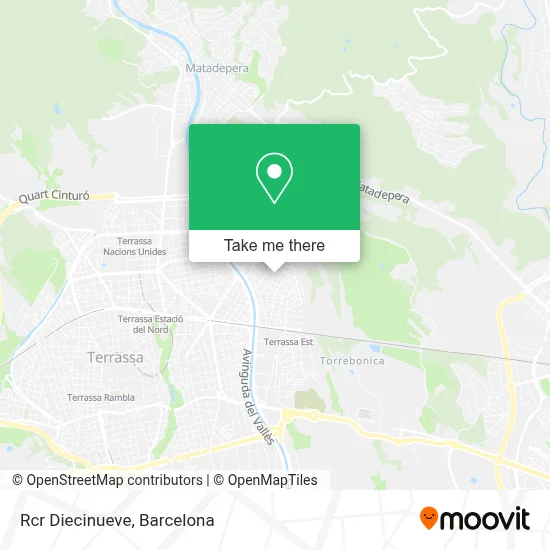 Rcr Diecinueve map