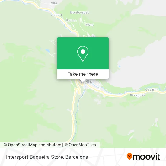Intersport Baqueira Store map