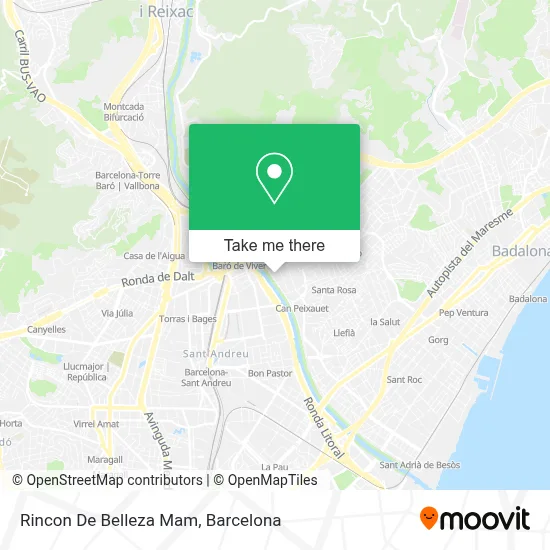 Rincon De Belleza Mam map