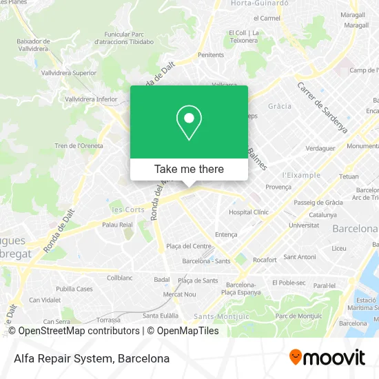 Alfa Repair System map