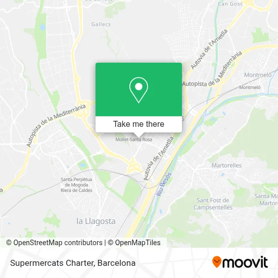 Supermercats Charter map