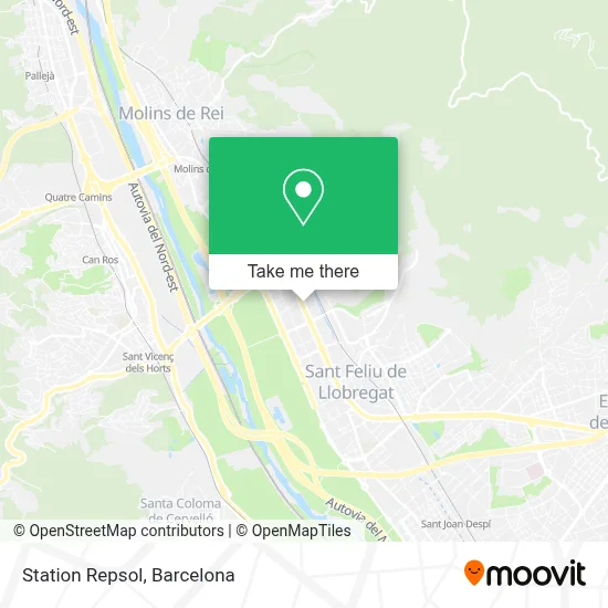 Station Repsol map